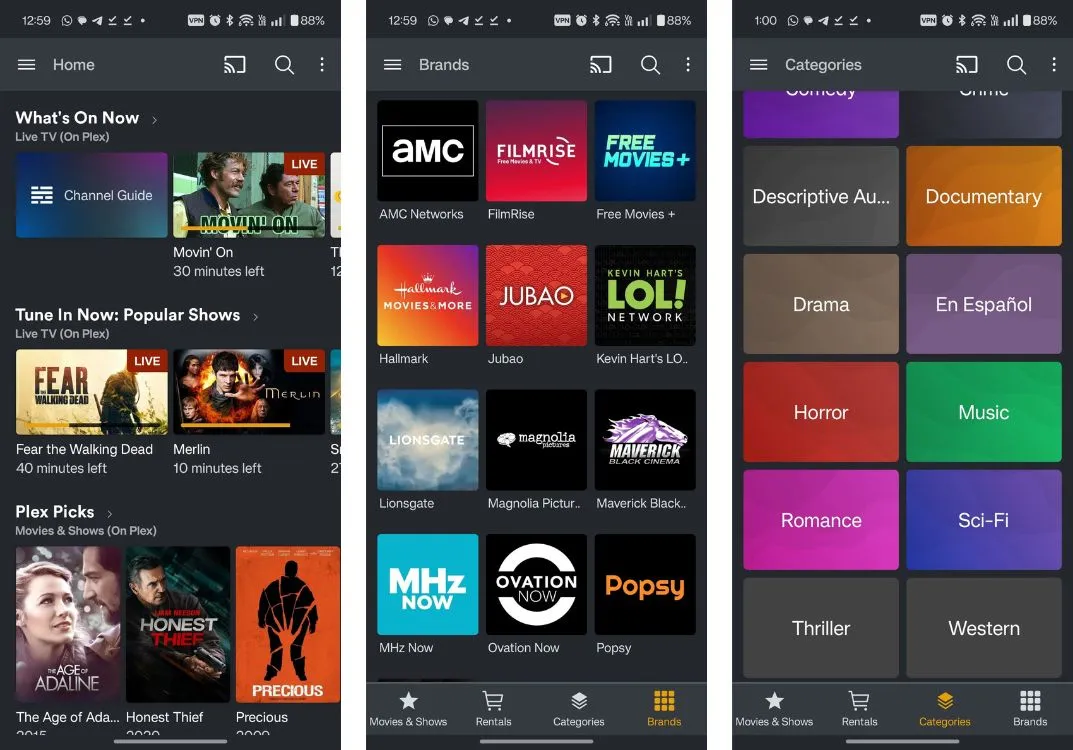 free streaming apps