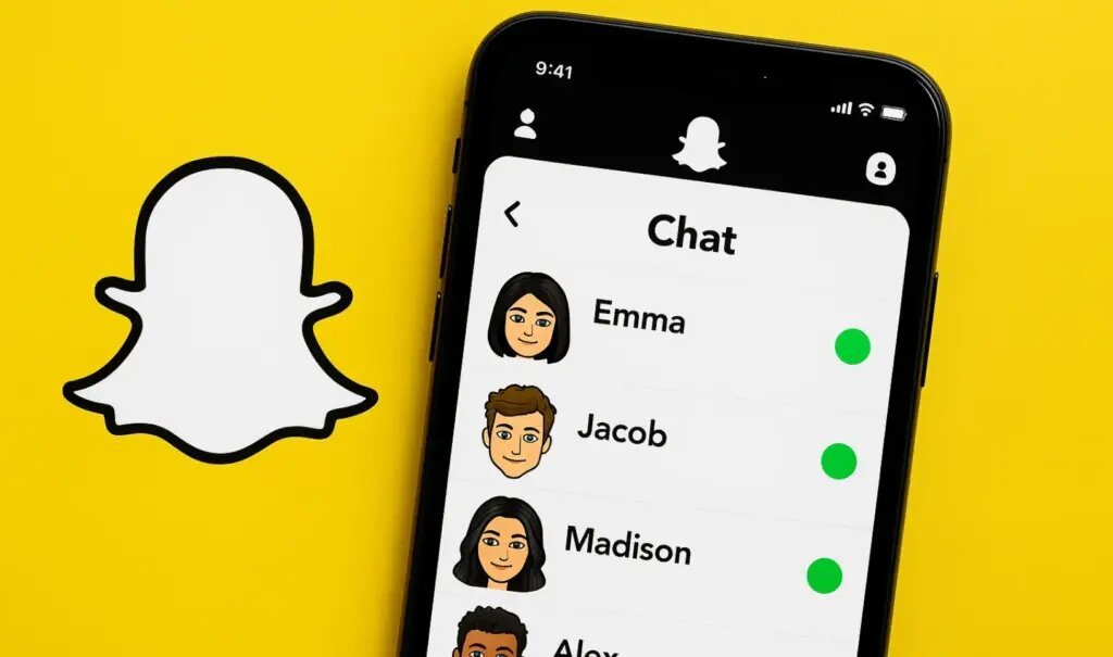 what does the green dot mean on snapchat